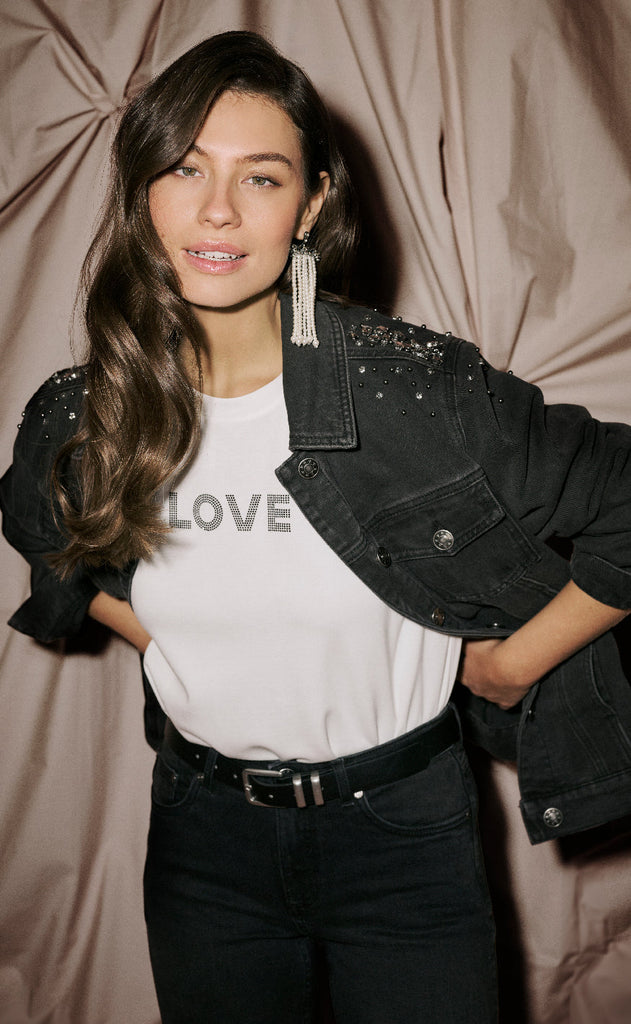 Culture T-shirt - Love - Spring Gardenia