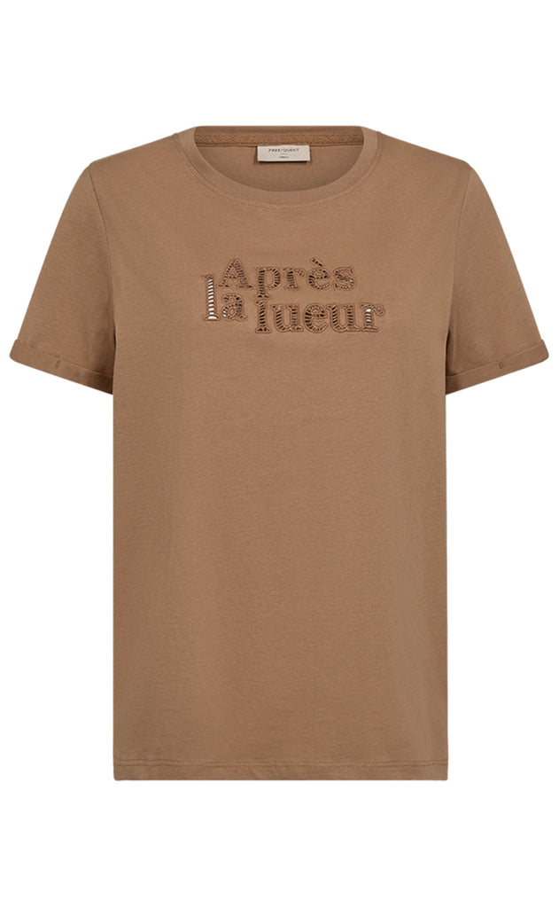 Freequent T-shirt - Hezel - Burro