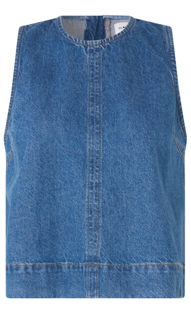 Global Funk Topp - Rihne-G - Vintage Blue Wash