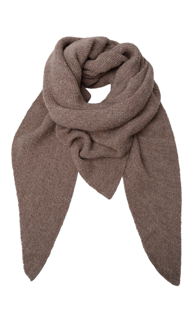 Black Colour Skjerf - Bex Solid - Taupe