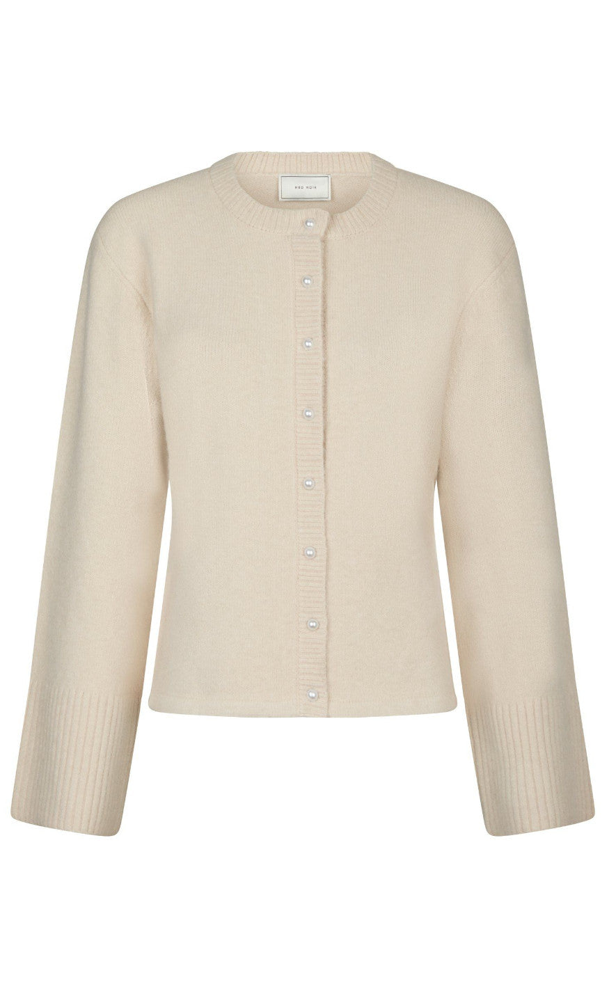 Neo Noir Cardigan - Mixie - Ivory