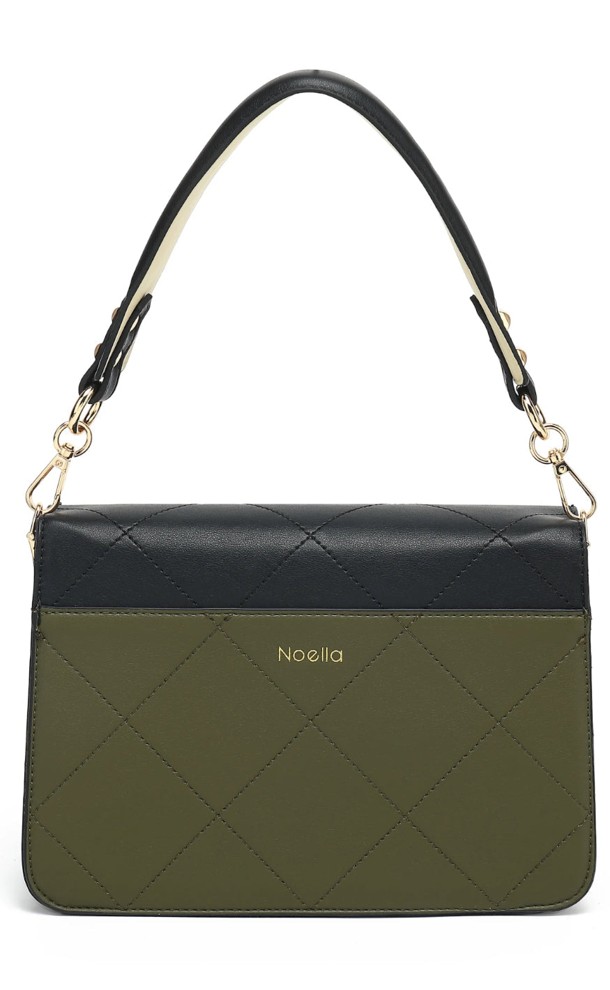 Noella Veske - Blanca Multi Medium - Black/Green/Cream