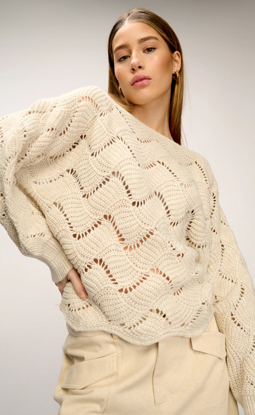 Noella Sweater - Taffy - Sand