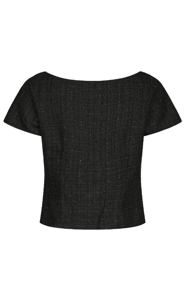 Neo Noir Topp - Tango Boucle - Black