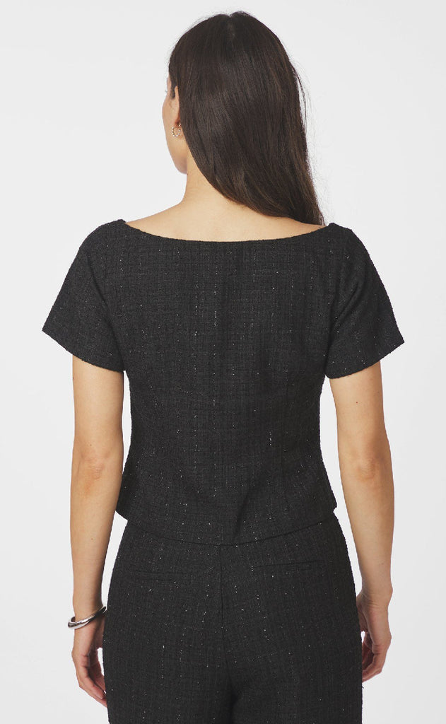 Neo Noir Topp - Tango Boucle - Black