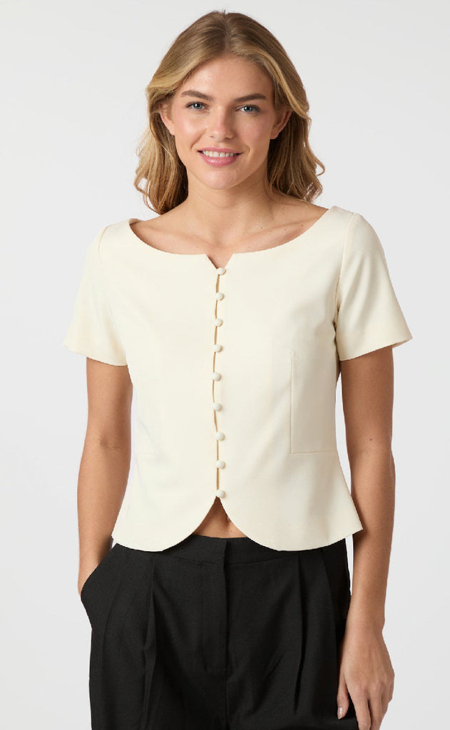 Neo Noir Topp - Tango Structure - Off White