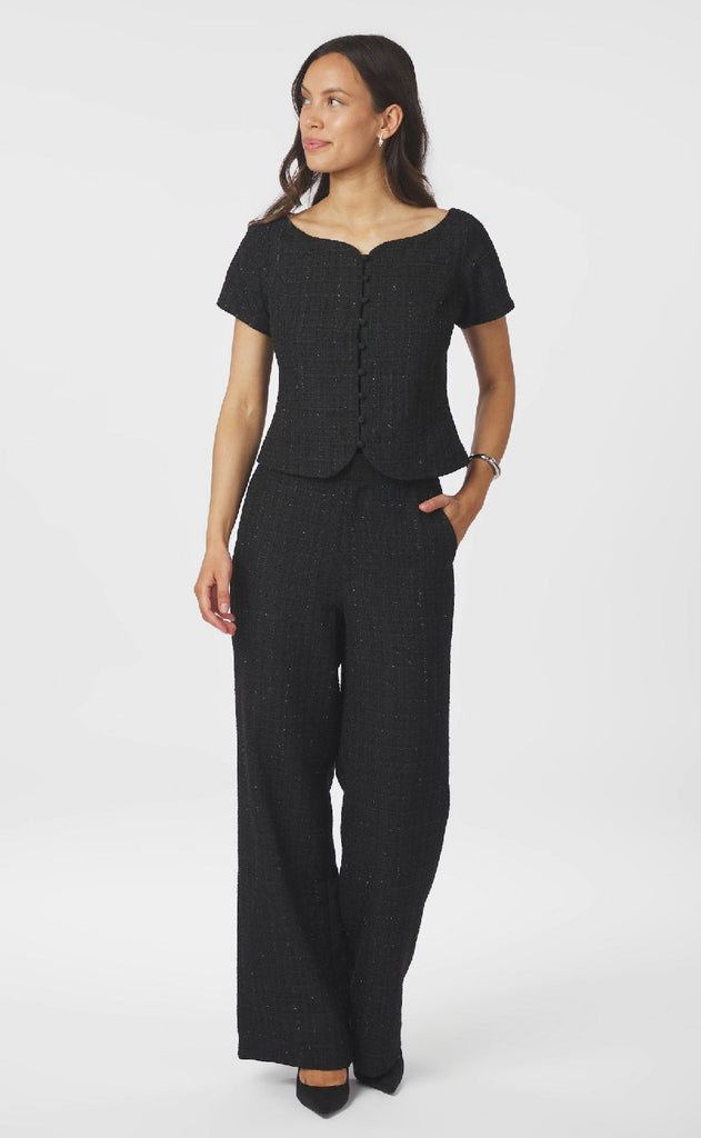 Neo Noir Topp - Tango Boucle - Black