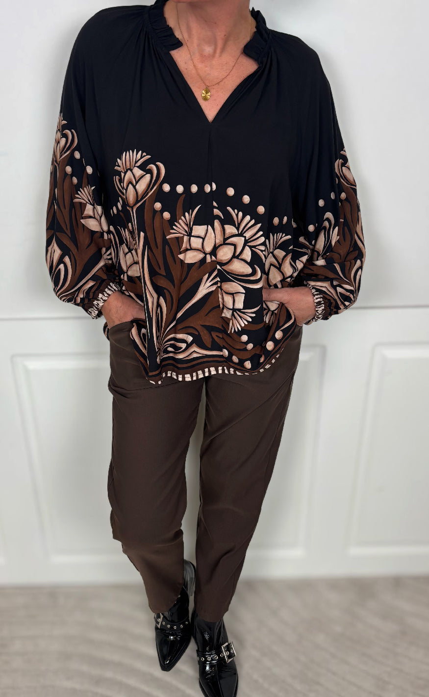 Marta Du Chateau Bluse - Octavia - BlackNG313BA
