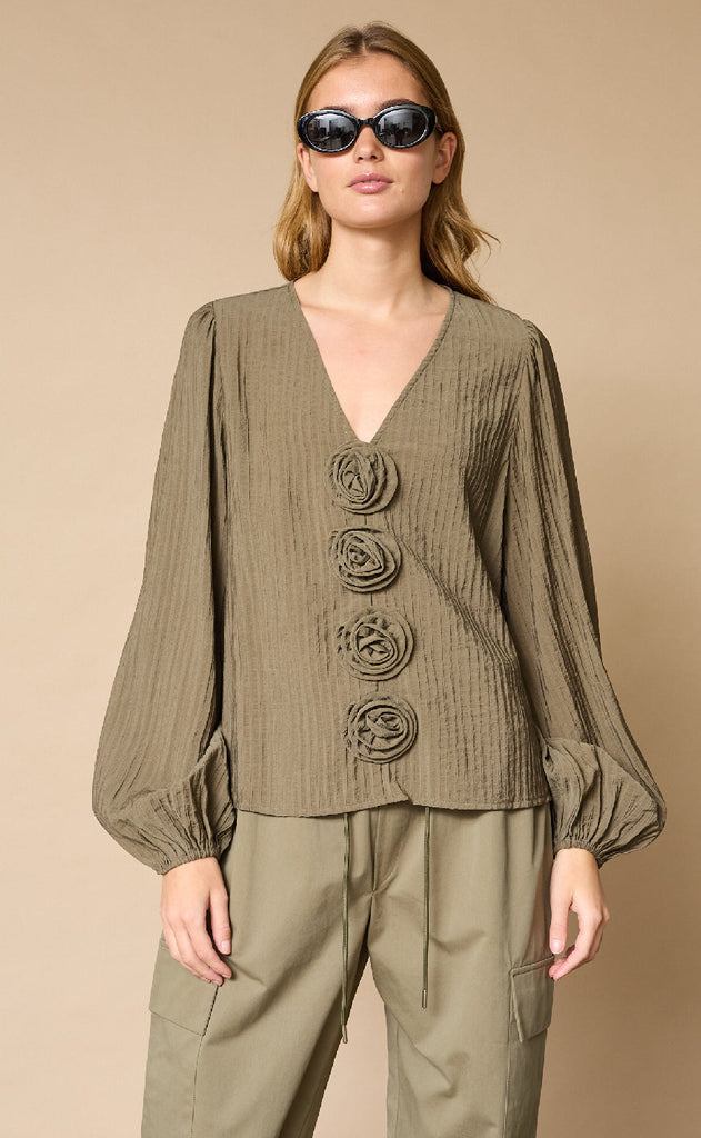 Love & Divine Bluse - Love1464 - Teak