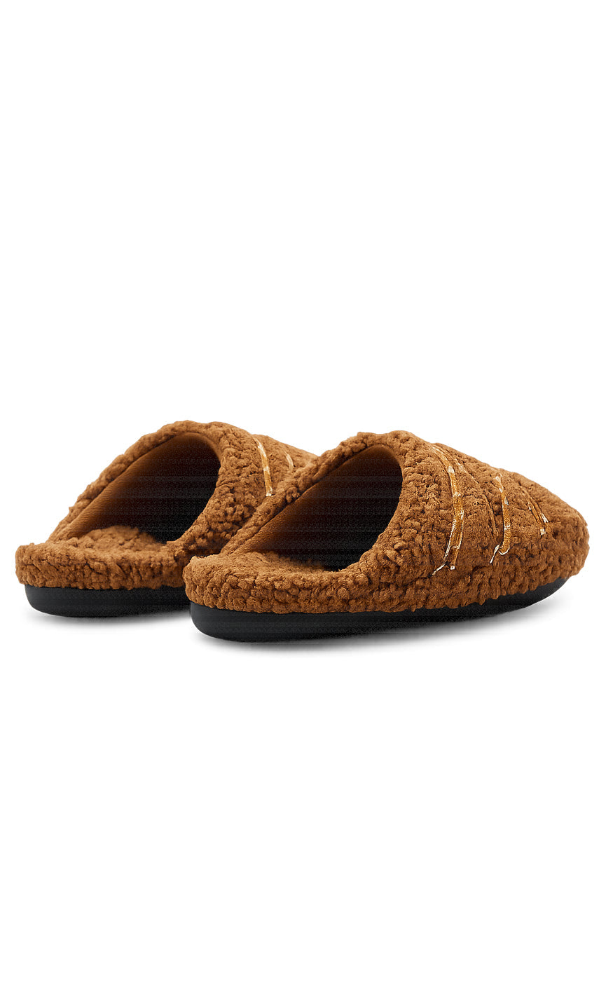 Moon Boots Slippers - Teddy - Cognac