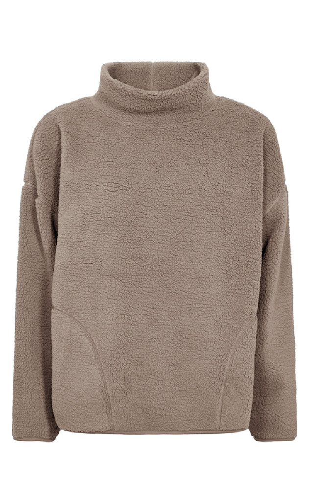 Freequent Pullover - Teddy - Desert Taupe
