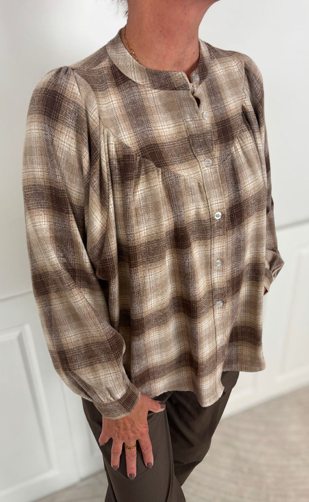 Marta Du Chateau Bluse - Milou - Beige