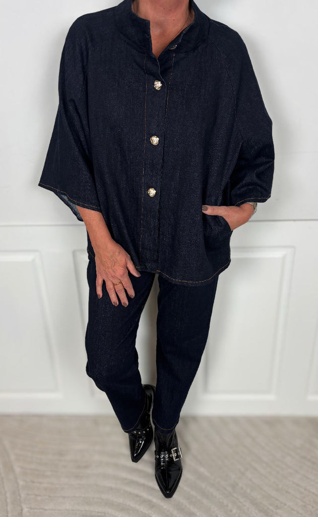 Marta Du Chateau Jakke - Thunder - Navy4