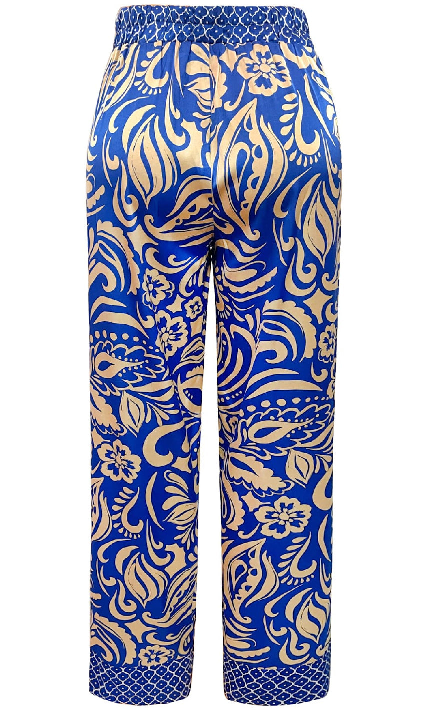 Liberte Bukser - Tia - Cobolt Blue Mix