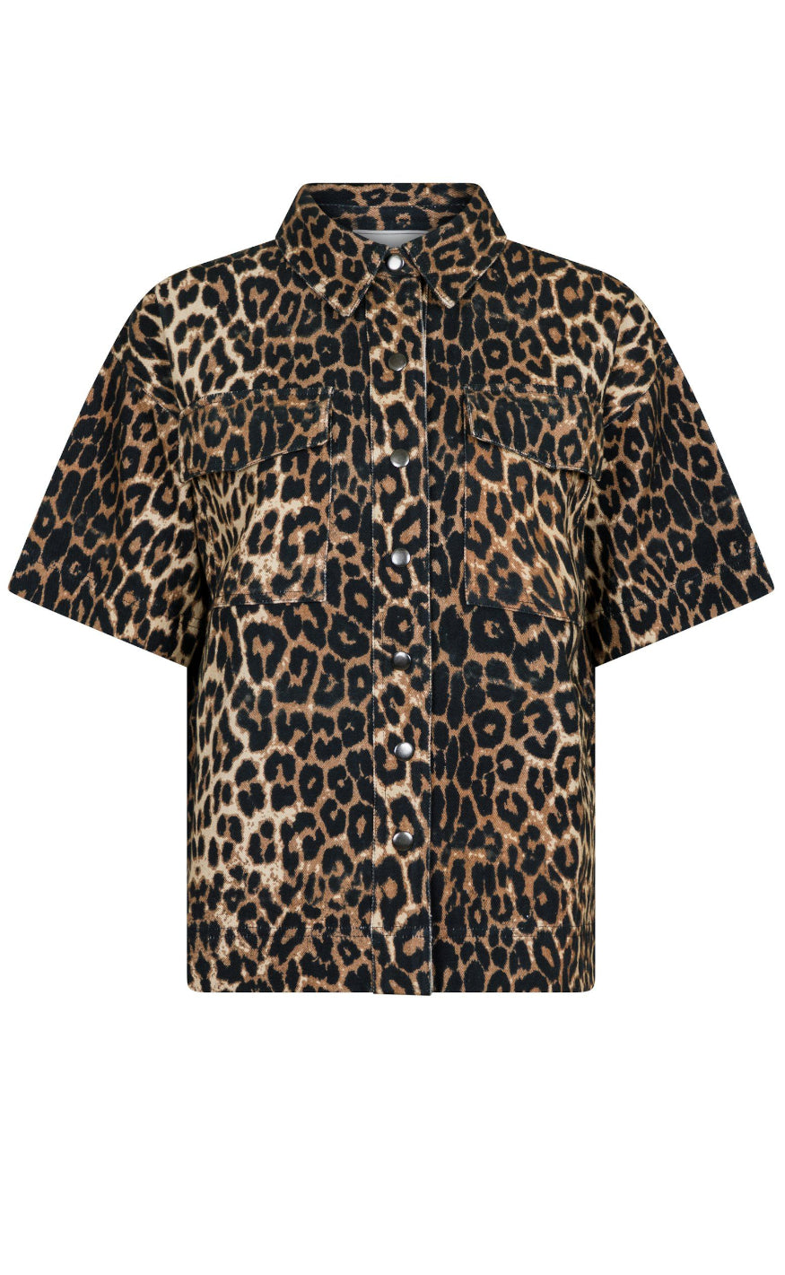 Neo Noir Skjorte - Tiki - Leopard