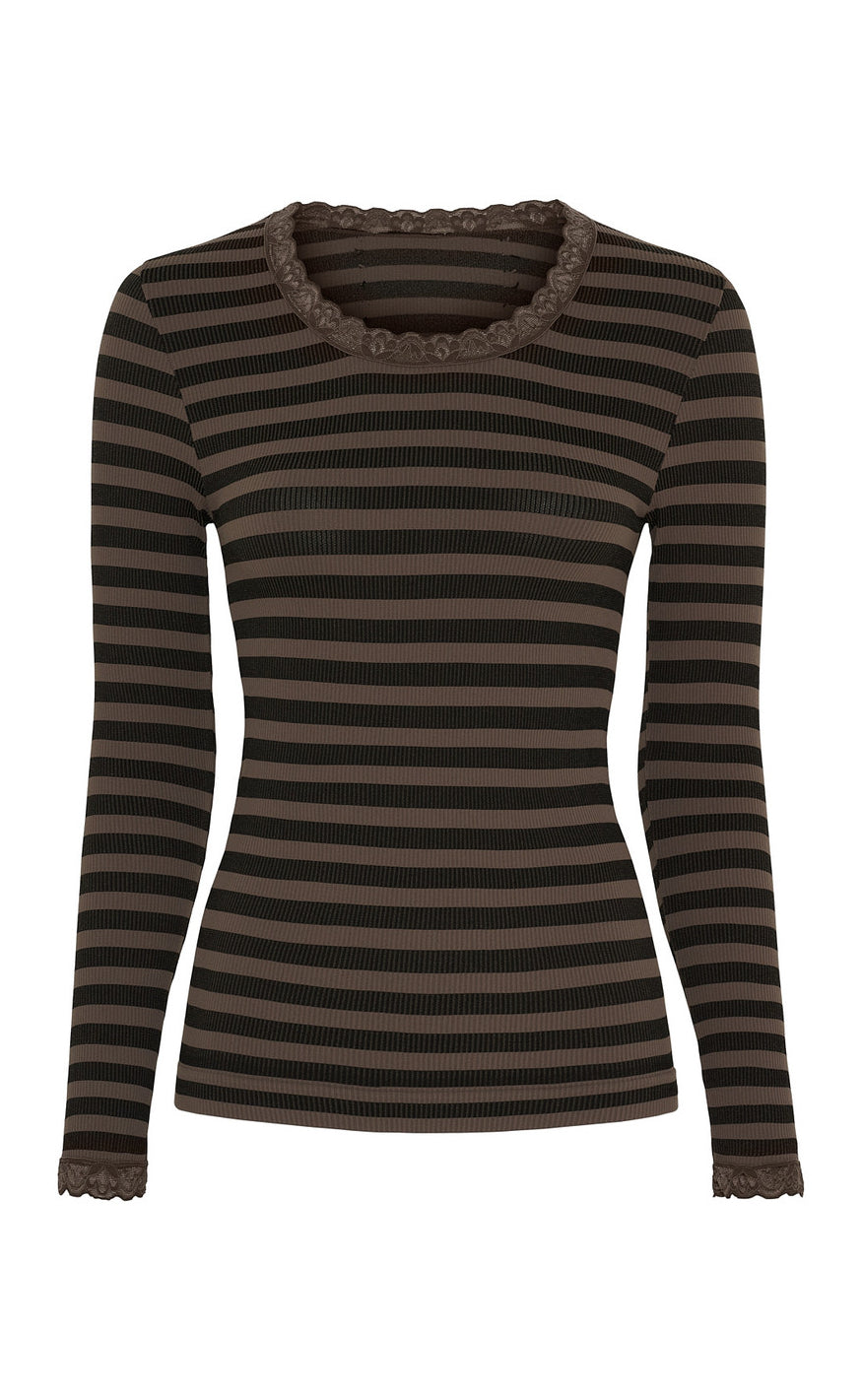 Tim & Simonsen Bluse - Isa Frida - Nero/Noce