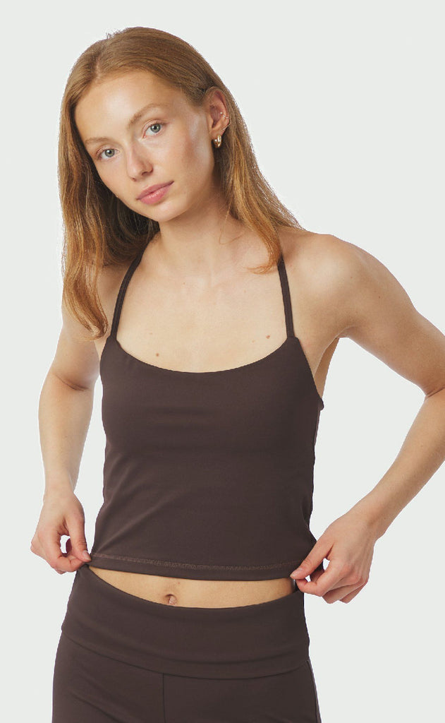 Neo Noir Topp - Tirri - Chocolate Brown