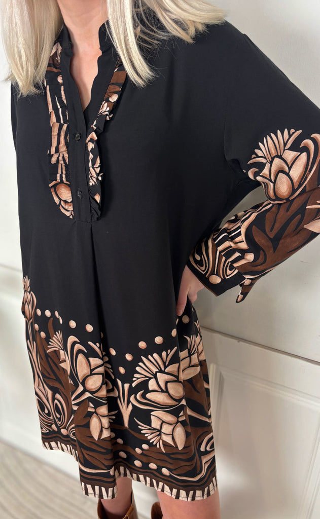 Marta Du Chateau Tunika - Capri - BlackNG313BA