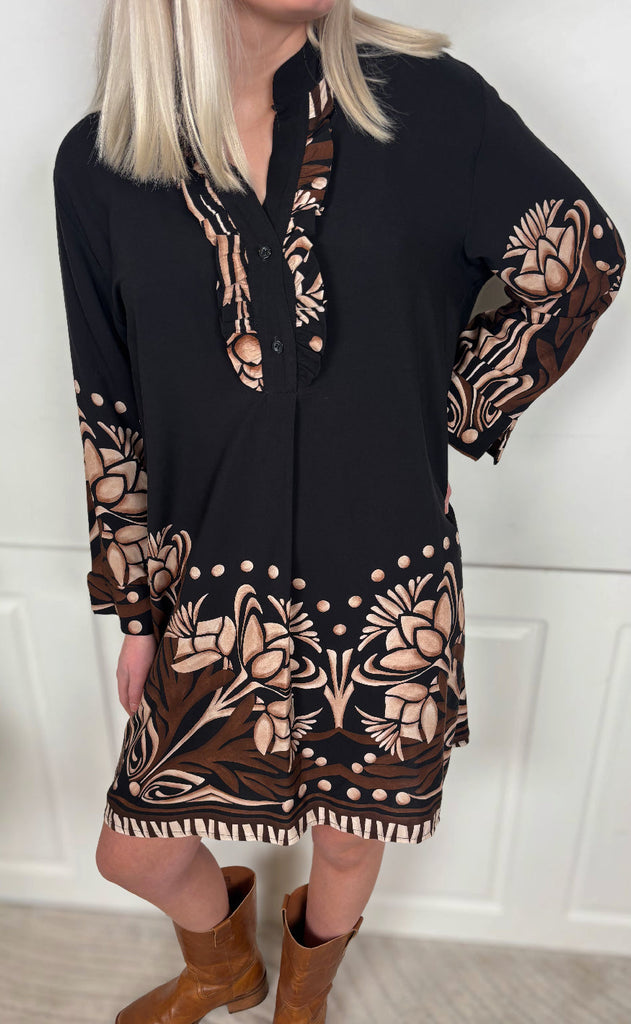 Marta Du Chateau Tunika - Capri - BlackNG313BA