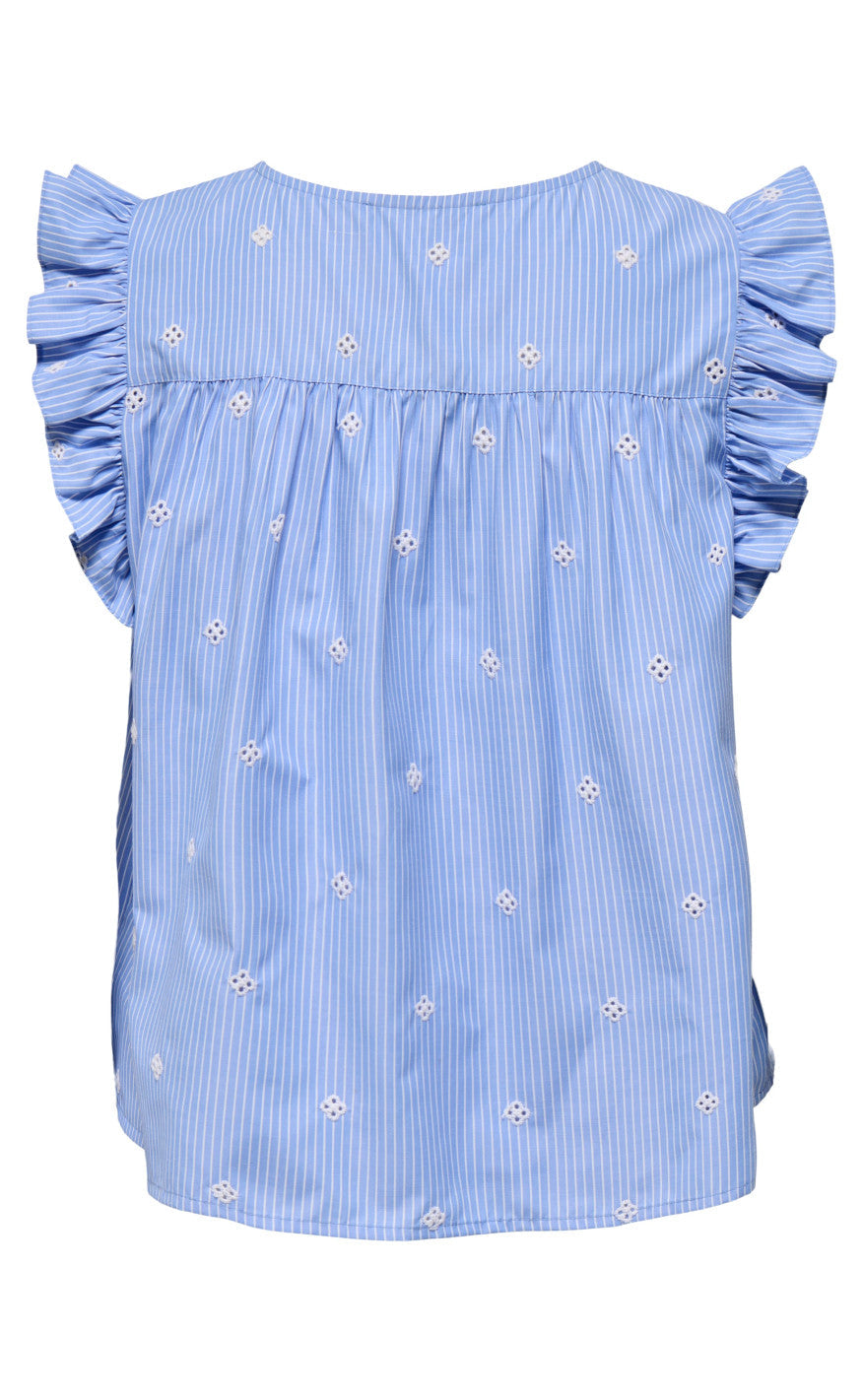 ONLY Topp - Amanda - Coronet Blue