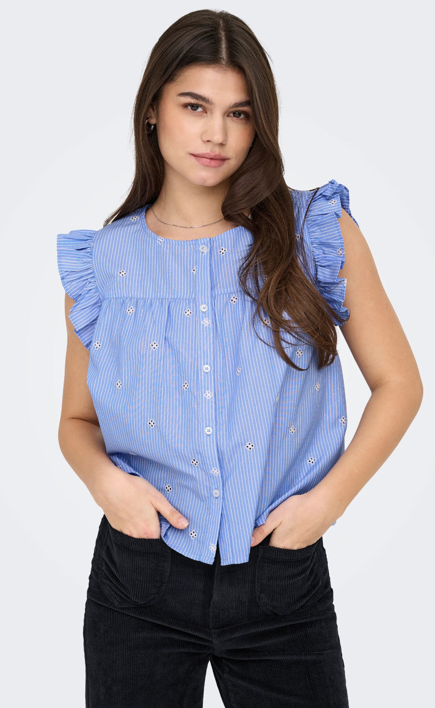 ONLY Topp - Amanda - Coronet Blue