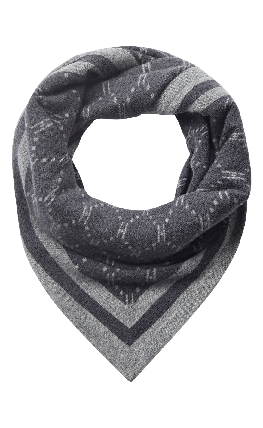 Hype The Detail Skjerf - 83 - Dark Grey Melange
