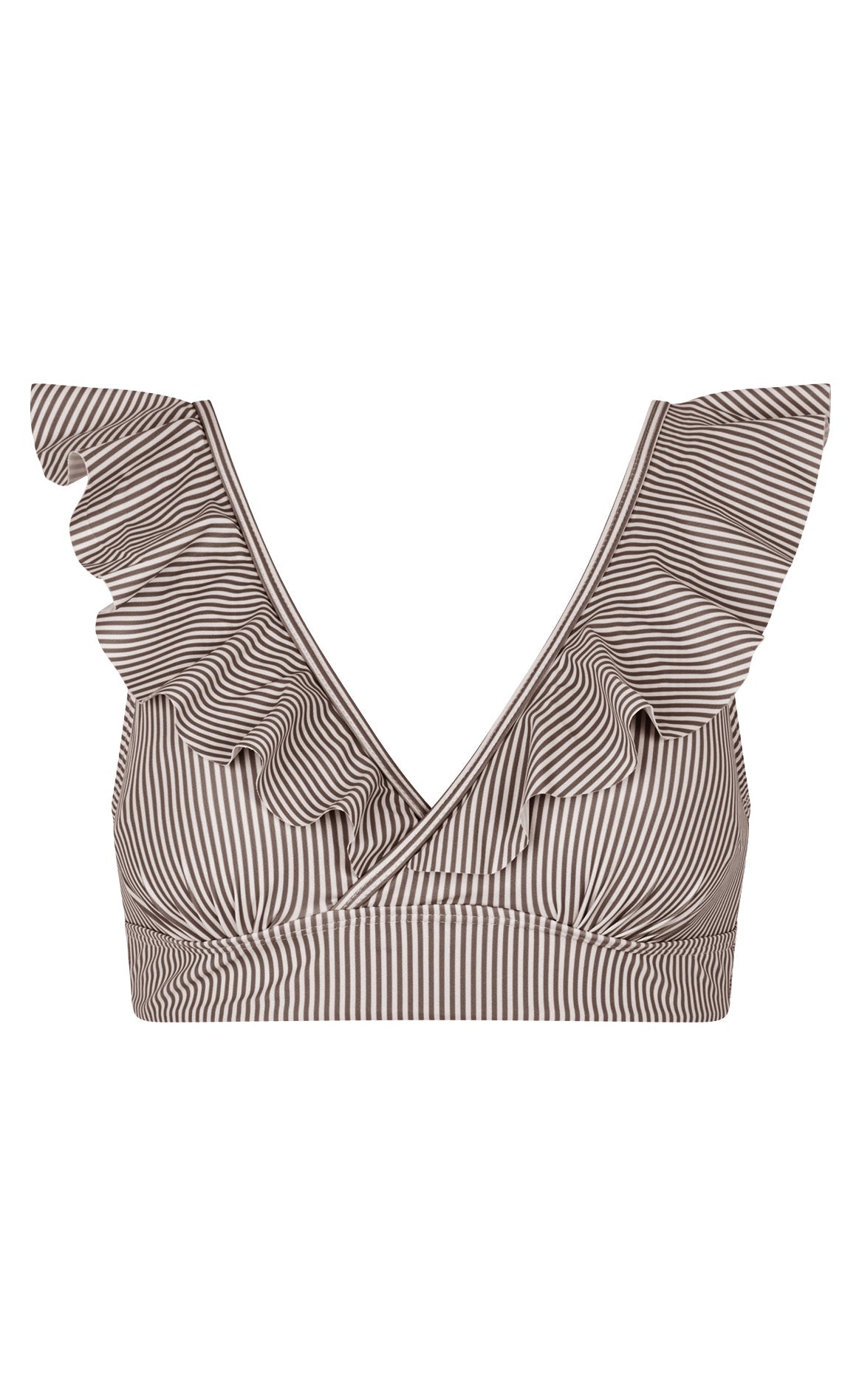 Unica Copenhagen Bikinitopp / Topp - Marianna - Brown Stripes