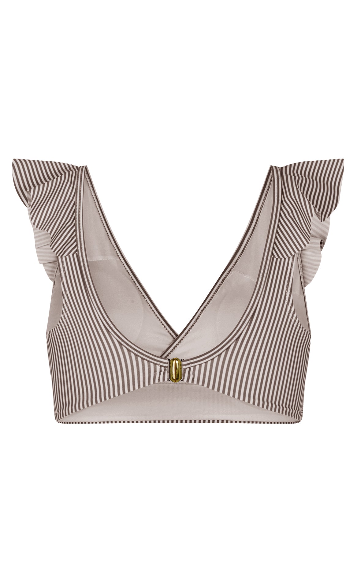 Unica Copenhagen Bikinitopp / Topp - Marianna - Brown Stripes