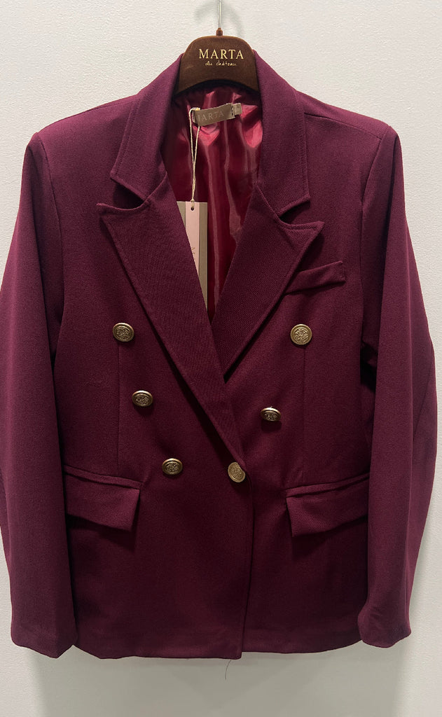 Marta Du Chateau Blazer - Toppaz - Bordeaux