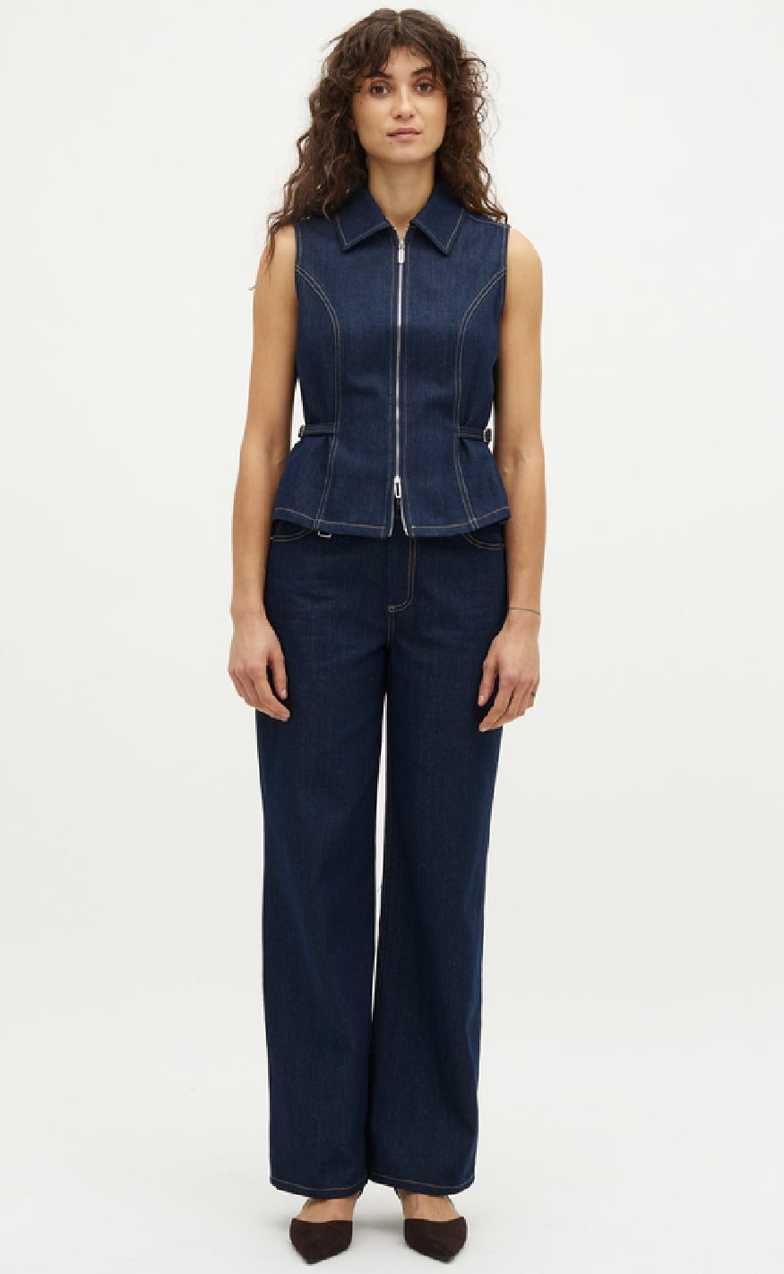 Global Funk Topp - Falucca-G - Dark Unwashed Denim