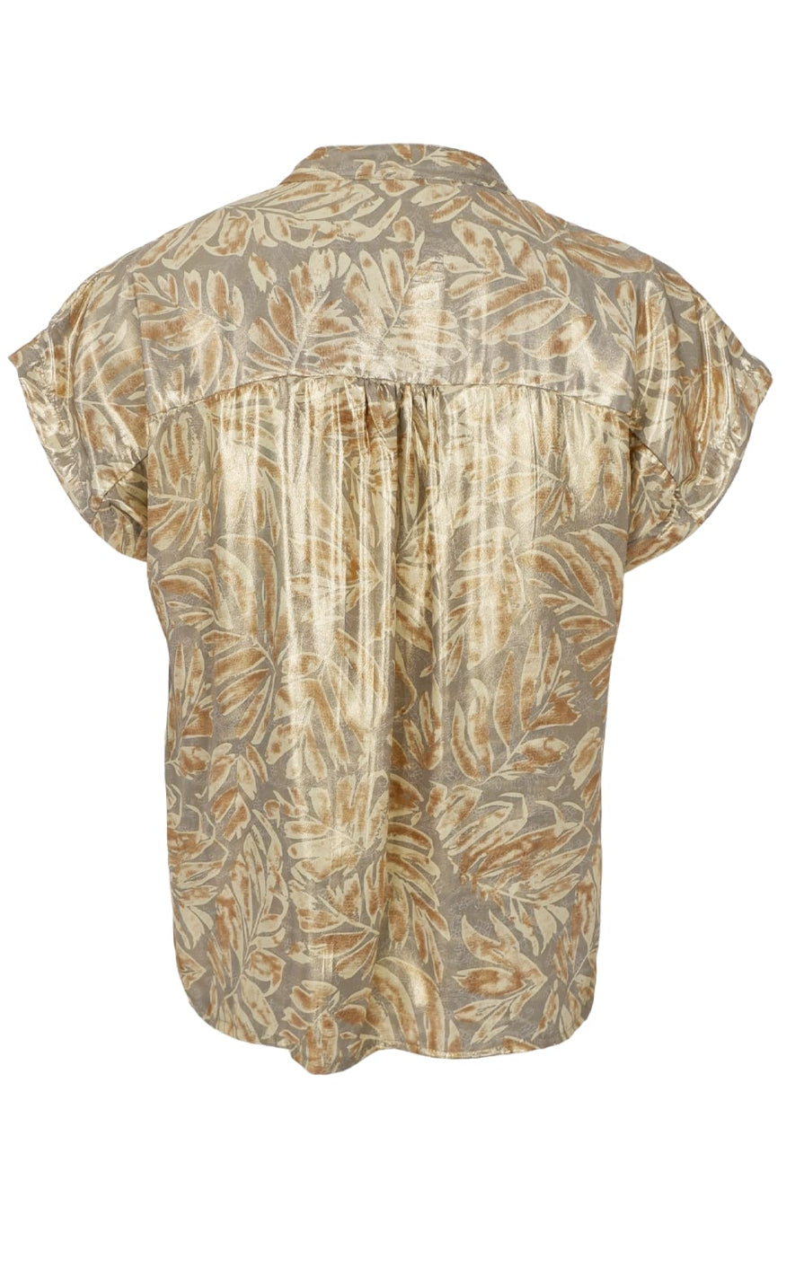 Black Colour Topp - Luna Andrea - Golden Sand