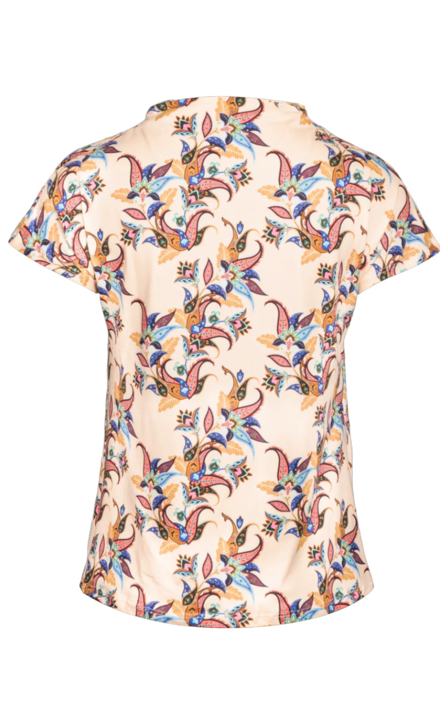 Liberte Topp - Alma - Vanilla Multicolour Paisley