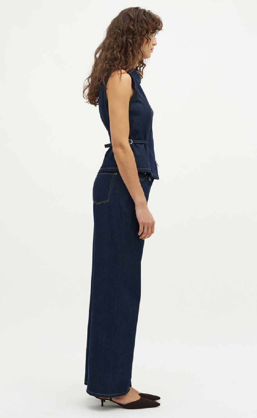 Global Funk Topp - Falucca-G - Dark Unwashed Denim