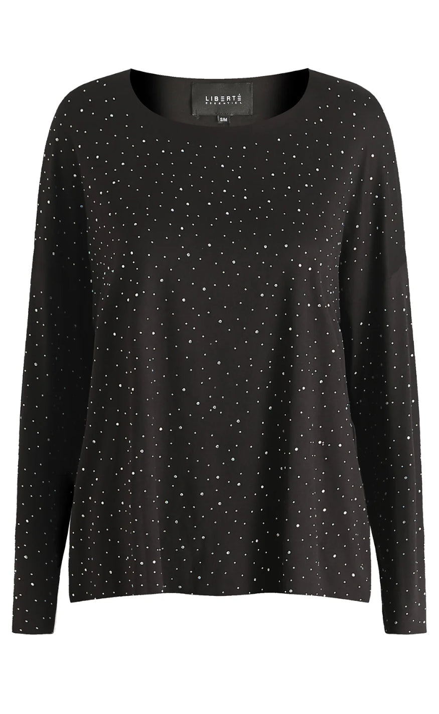 Liberte Topp - Alma LS - Black Simili
