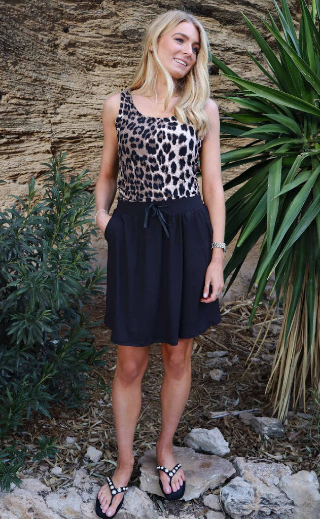 Liberte Topp - Alma Turn - Big Lux Leo/Fossil