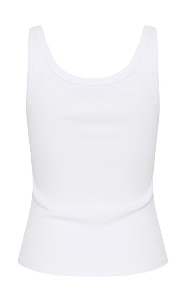 Gestuz Topp - Drew Logo 2.0 - Bright White