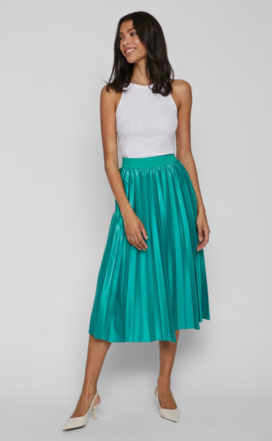 VILA Topp - Athalia - Optical White