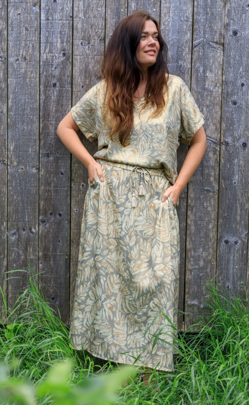 Black Colour Topp - Luna Andrea - Golden Sand