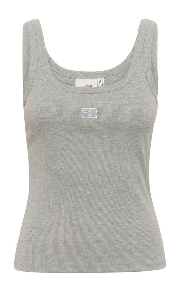 Gestuz Topp - Drew - Grey Melange