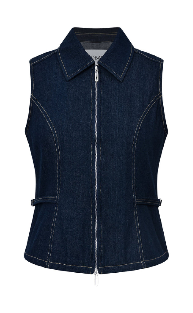 Global Funk Topp - Falucca-G - Dark Unwashed Denim
