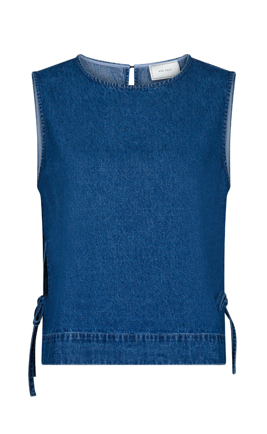 Neo Noir Topp - Svetlana Denim - Blue