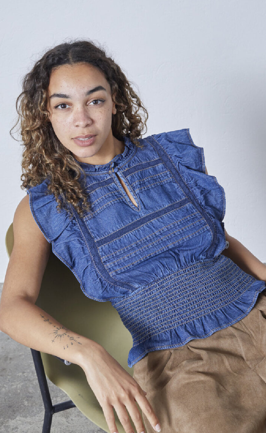 Sisters Point Topp - Ulsa-Topp - M. Denim Blue