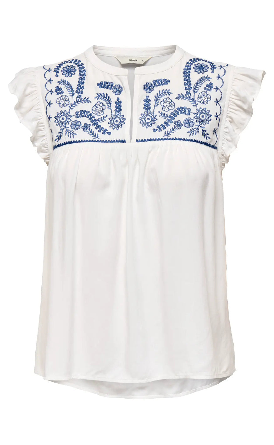 ONLY Topp - Vestine - Cloud Dancer/Blue