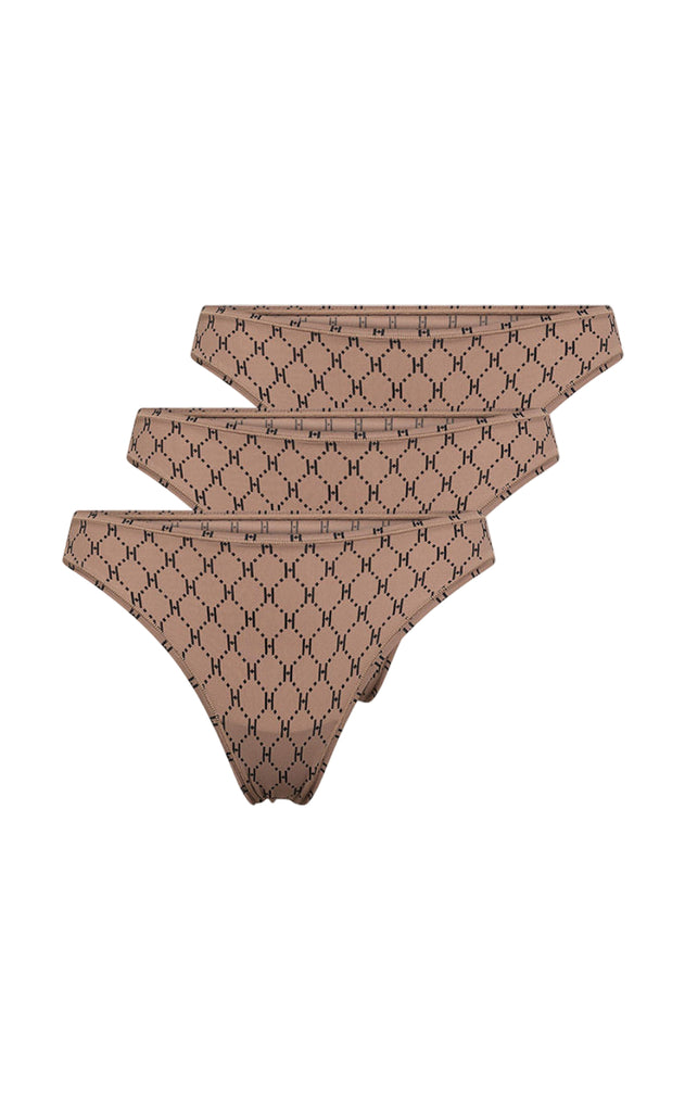 Hype The Detail Truse - String 3 pack - Brown 8
