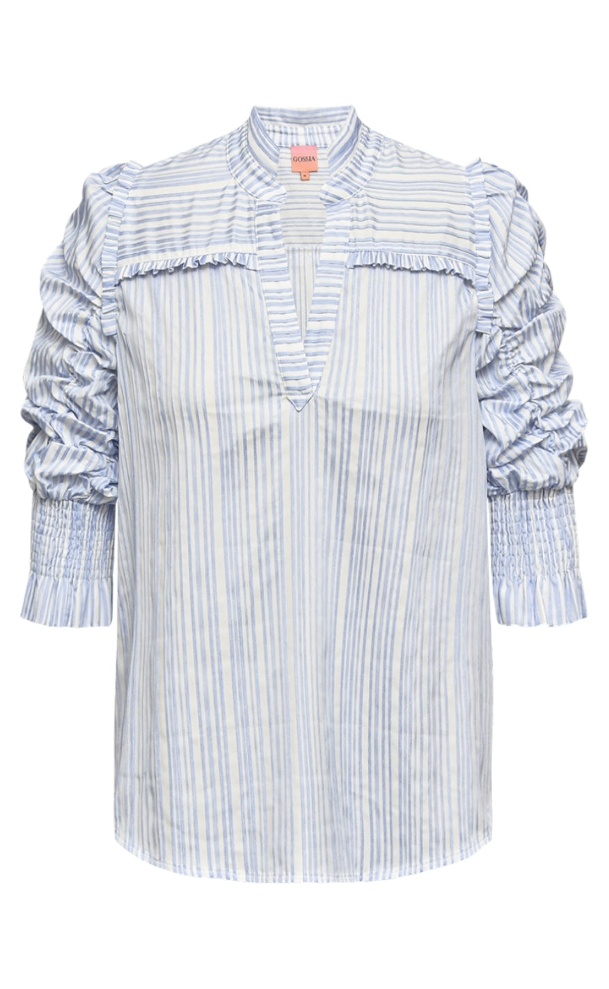 Gossia Bluse - Trine - Blue Stripes