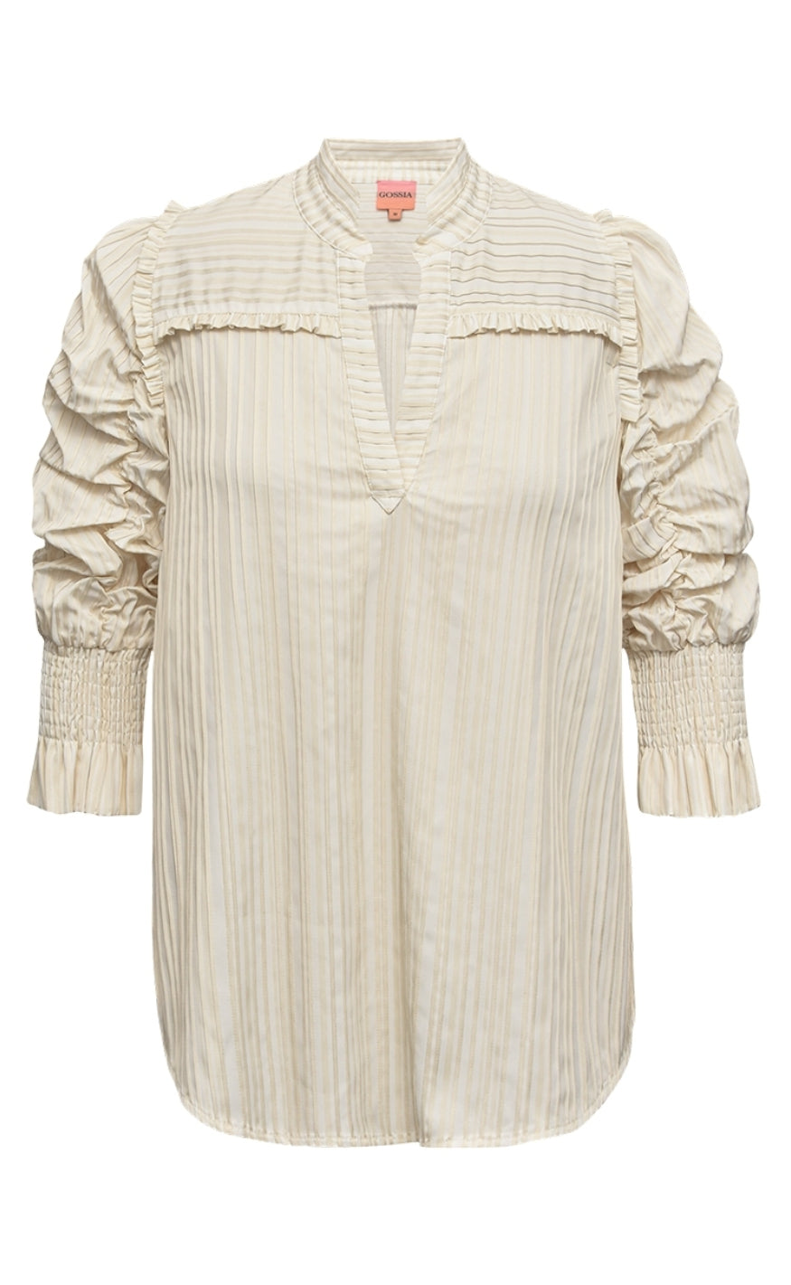 Gossia Bluse - Trine - Sand Stripes