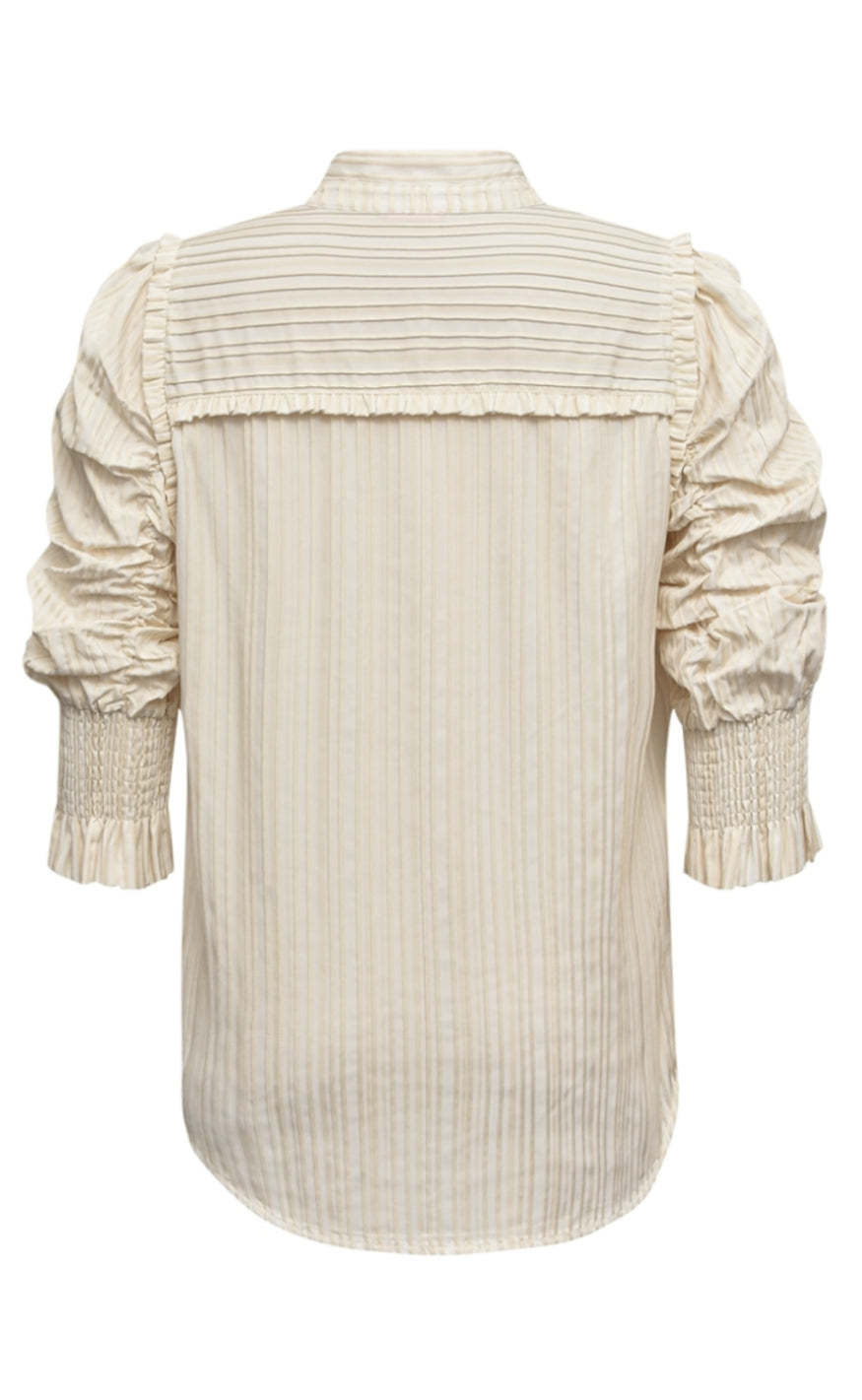 Gossia Bluse - Trine - Sand Stripes