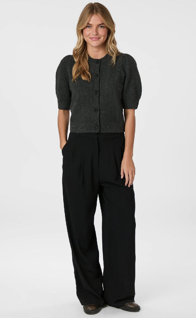 Neo Noir Cardigan - Trudy - Antracit Melange