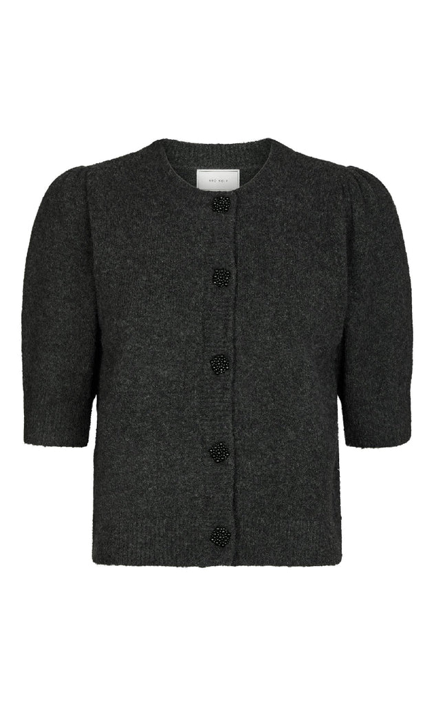 Neo Noir Cardigan - Trudy - Antracit Melange
