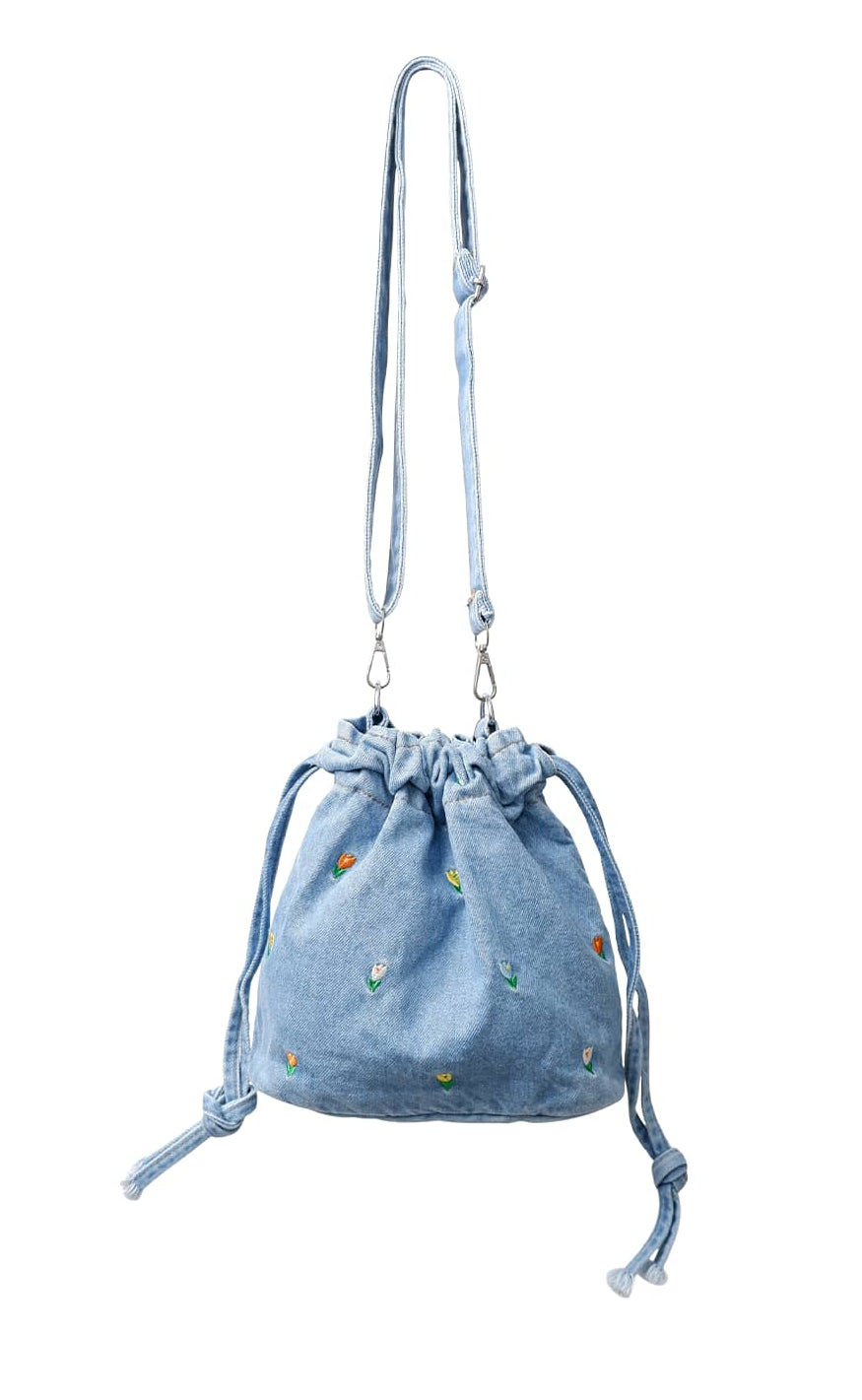 Black Colour Veske - Tulip - Lt. Denim Blue